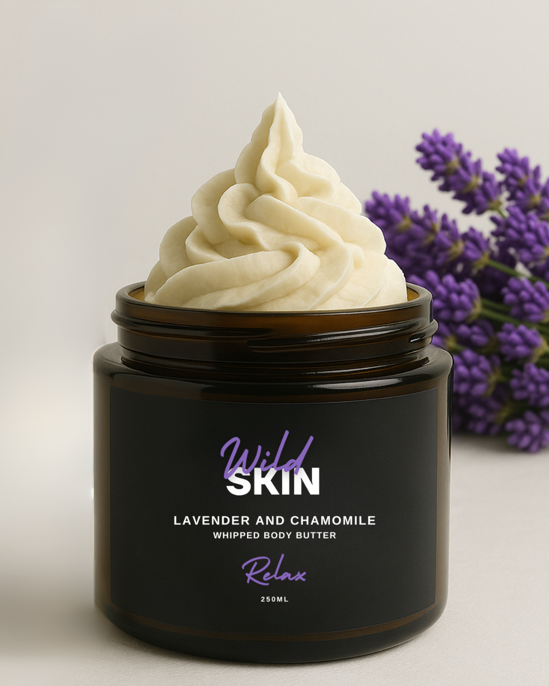 Lavender and Chamomile Whipped Body Butter