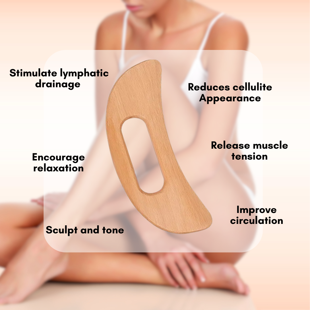Natural Wooden Body Gua Sha Tool - Wild Skin