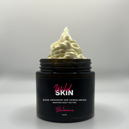 Rose Geranium and Sandalwood Whipped Body Butter