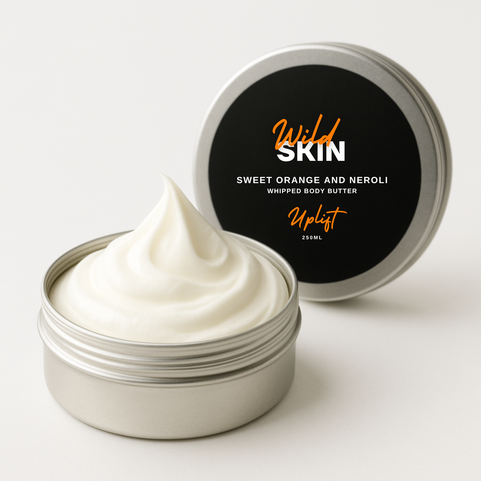 Sweet Orange and Neroli Whipped Body Butter - Wild Skin
