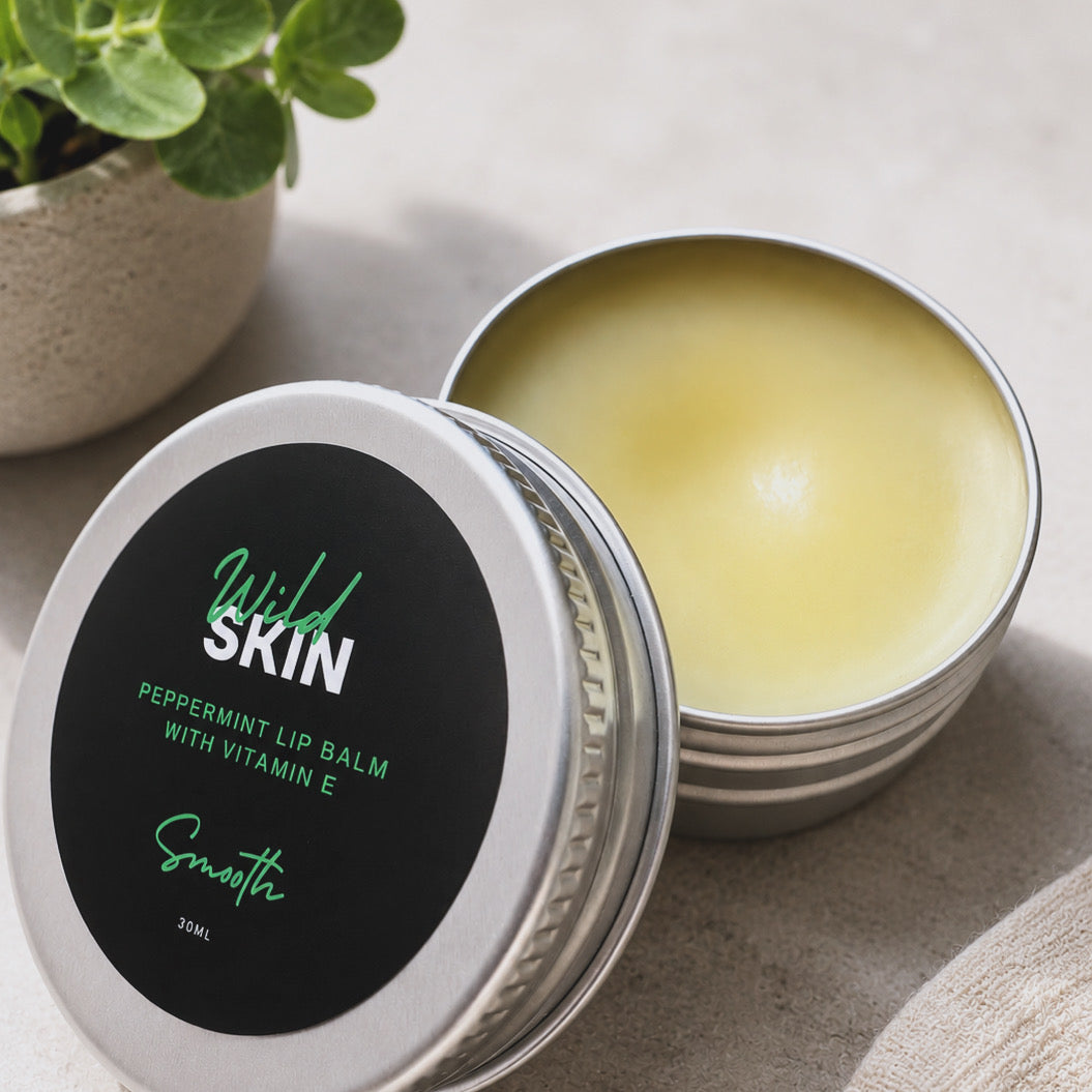 Peppermint & Vitamin E Lip Balm - Wild Skin